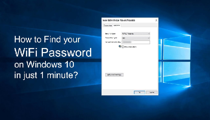 How to find WiFi Password on Windows 10