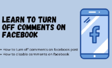 How to turn off comments on Facebook post