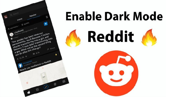 Reddit Dark mode