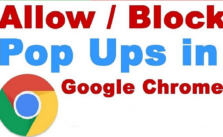 How to disable pop up blocker on chrome